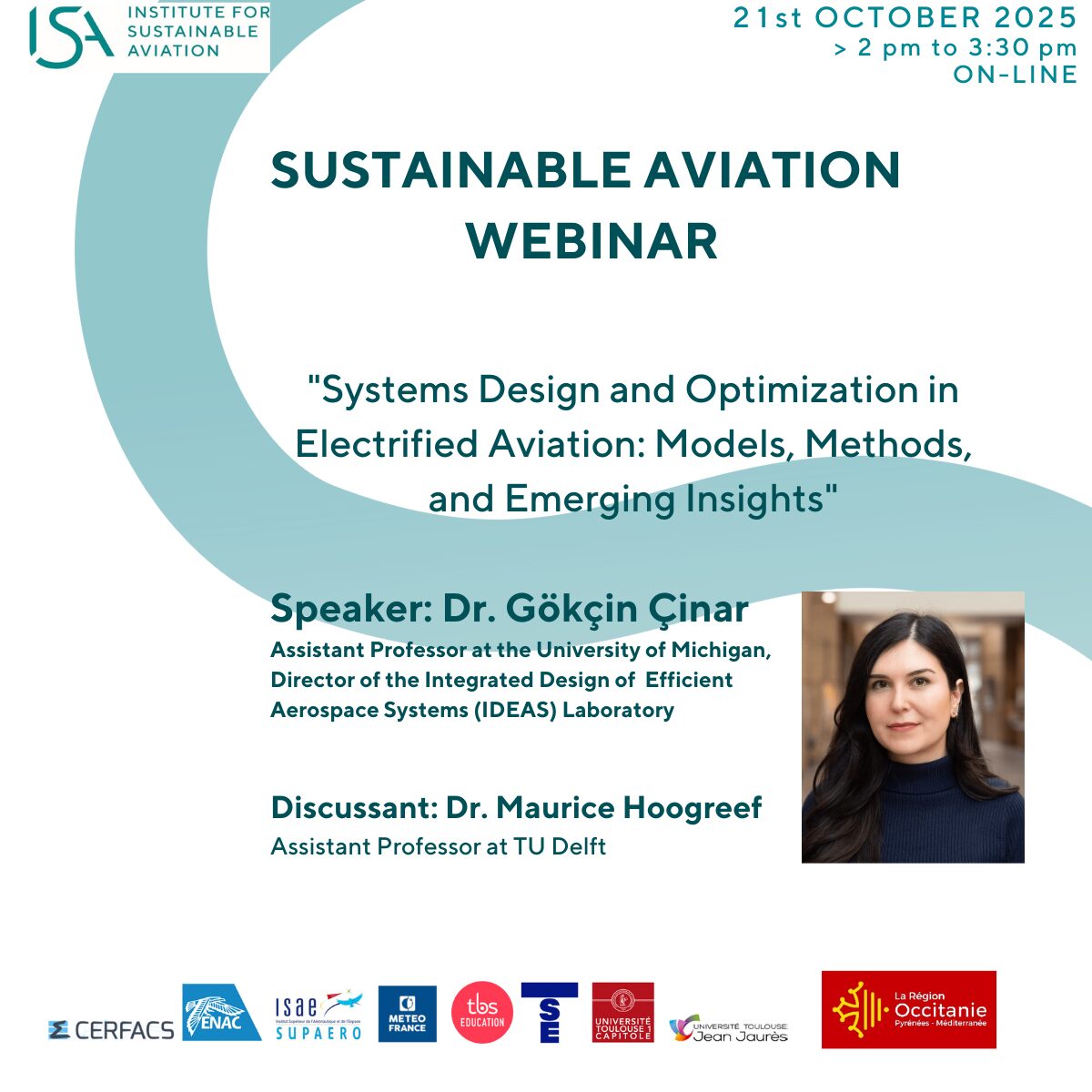SYSTEMS DESIGN AND OPTIMIZATION IN ELECTRIFIED AVIATION BY DR GÖKÇIN ÇINAR