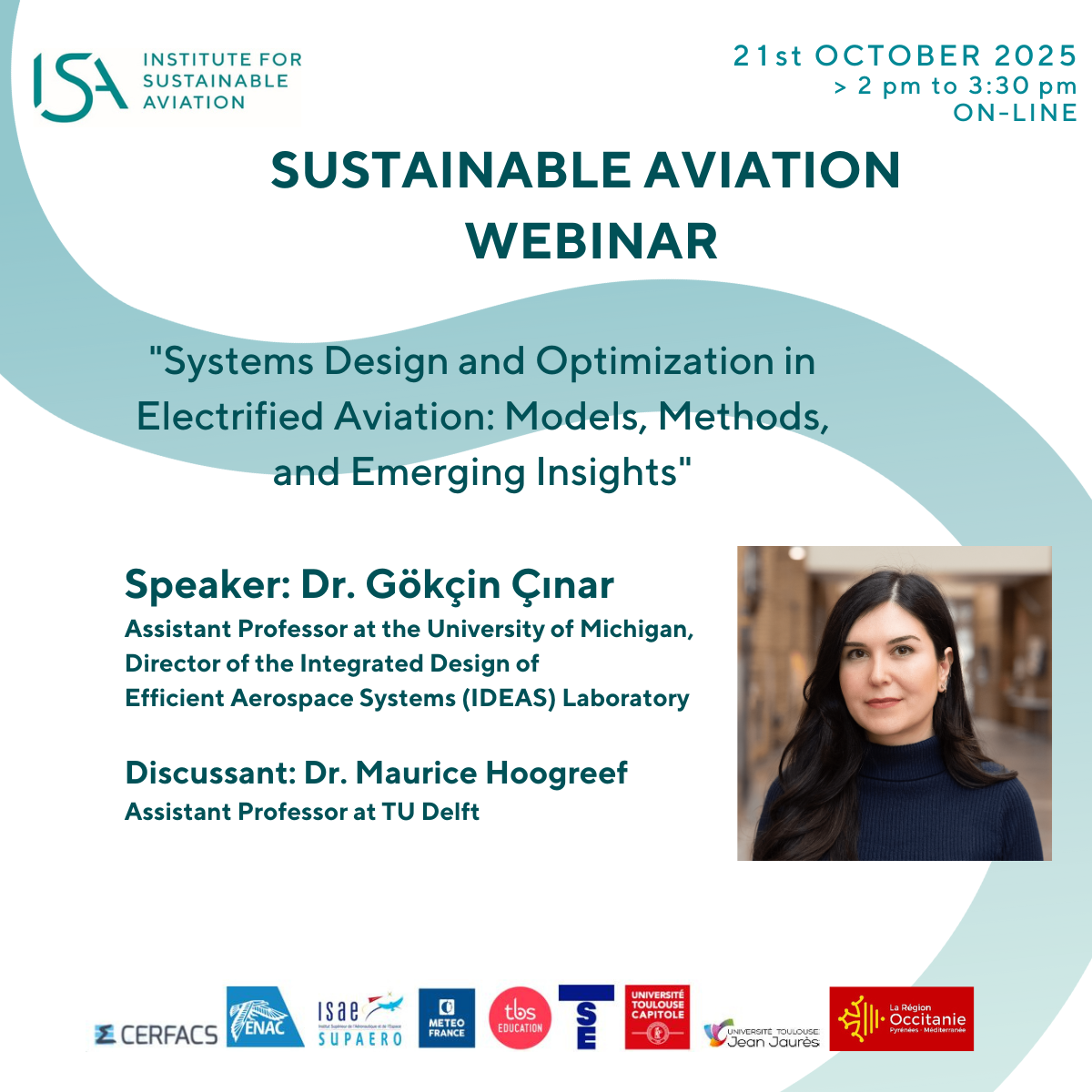 SYSTEMS DESIGN AND OPTIMIZATION IN ELECTRIFIED AVIATION BY DR GÖKÇIN ÇINAR