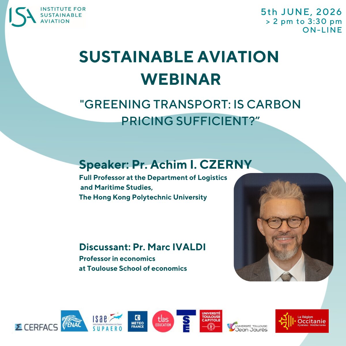GREENING TRANSPORT: IS CARBON PRICING SUFFICIENT? BY PR. ACHIM I. CZERNY